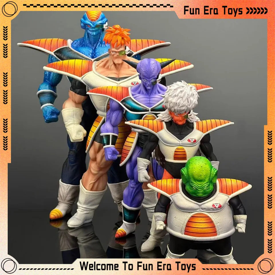 Na sklade New Dragon Ball postava Ginyu Force Guldo Recoom Burter Jeice Ginyu GK figurín Model Collection Collect Custom socha Doll Darček