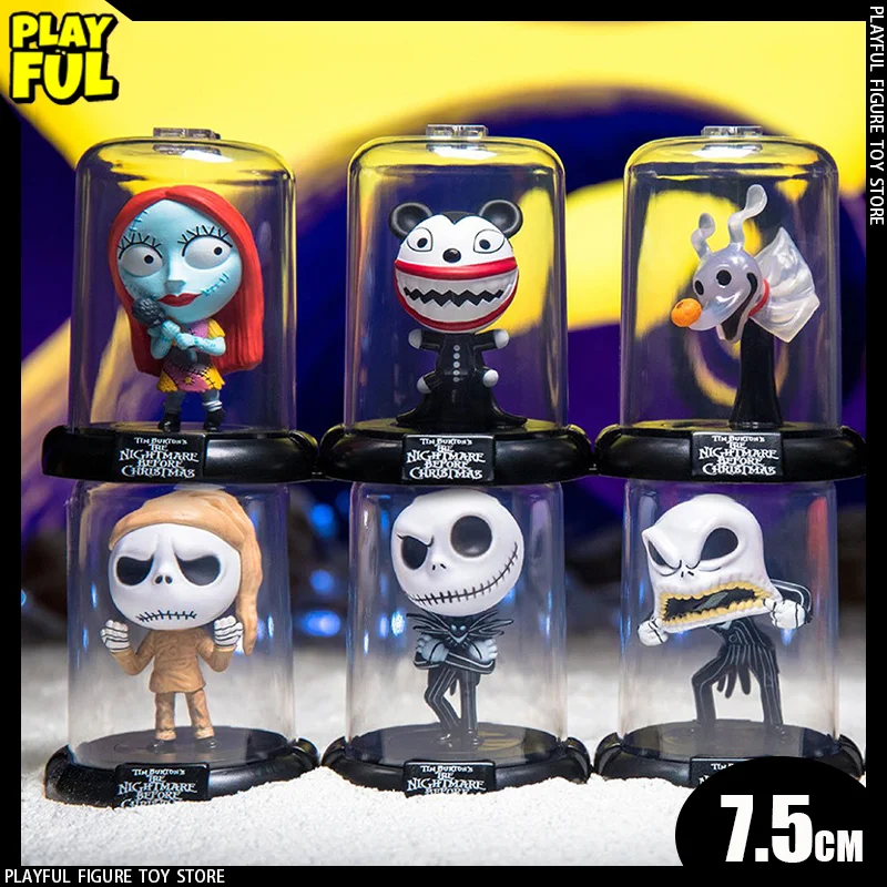 Na sklade nočná mora pred vianočnými anime figúrkami Sally Jack Skállington upíre Teddy akčná figúrka hračky pre deti Halloween darček