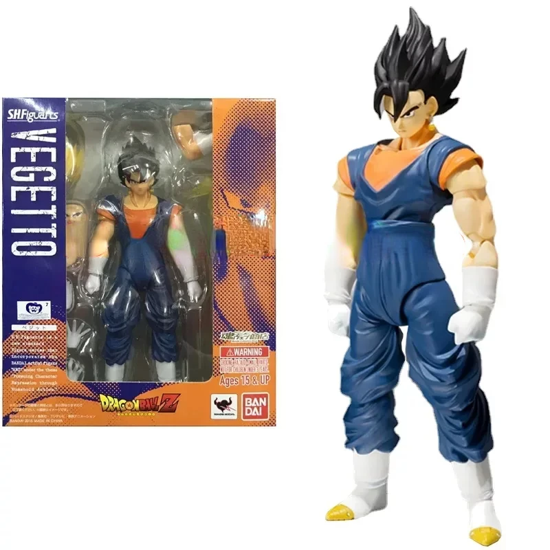 Na sklade Original Bandai Shfiguarts SHF Super Saiyan Vegeta 1.0 Dragon Ball Z Exkluzívna zbierka Akčné figúrky Hračky Darčeky