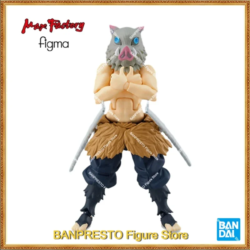 Na sklade Original Figma 533 Demon Slayer: Kimetsu no Yaiba Inosuke hashiba akčné figúrky modelov Zbierka hračiek