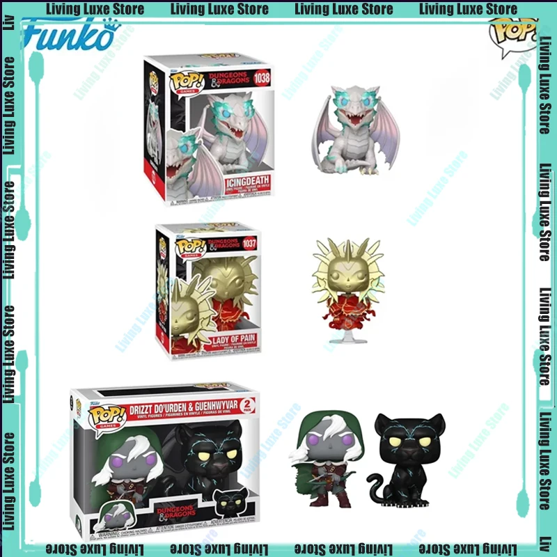 [Na sklade] Original Funko pop DND Dungeons & Dragons Figurine Model Model Game Model Model Collection Collection Gift Kid Hračky pre deti