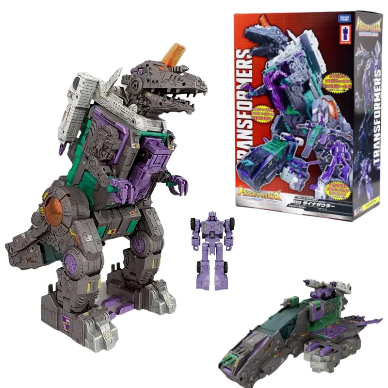 Na sklade Original Takara Tomy Transformers IDW Trypticon LG43 PVC Anime Figing Figure Action Figure Figure Hračky modelu hračky