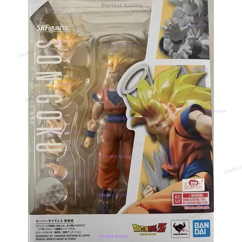 Na sklade originálne sh figuarty shf dragon lopta z super saiyan 3 syn goku 2.0 akčná figúrka Obrázok