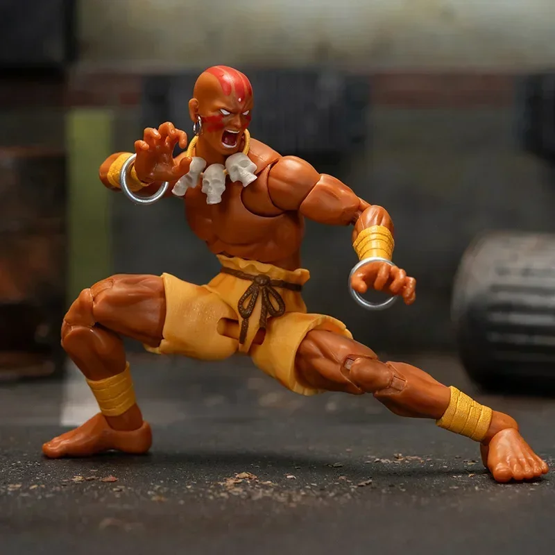 Na sklade originálny Jada Hračky Street Fighter 2 1/12 Dhalsim dlhé rameno 6 palcového modelu Postava Moveble Toy Collection Gift