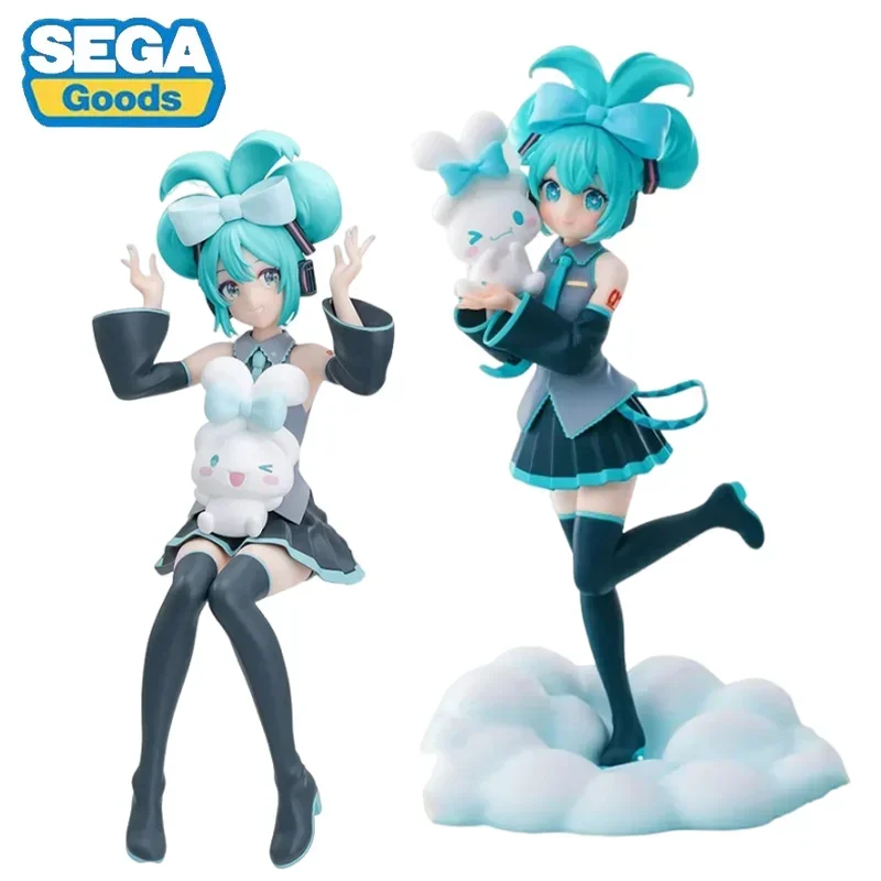Na sklade originálny originálny sega hatsune miku cinnamoroll Sanrio luminasta vokalid anime akčná figurína roztomilé kawaii modelové bábiky