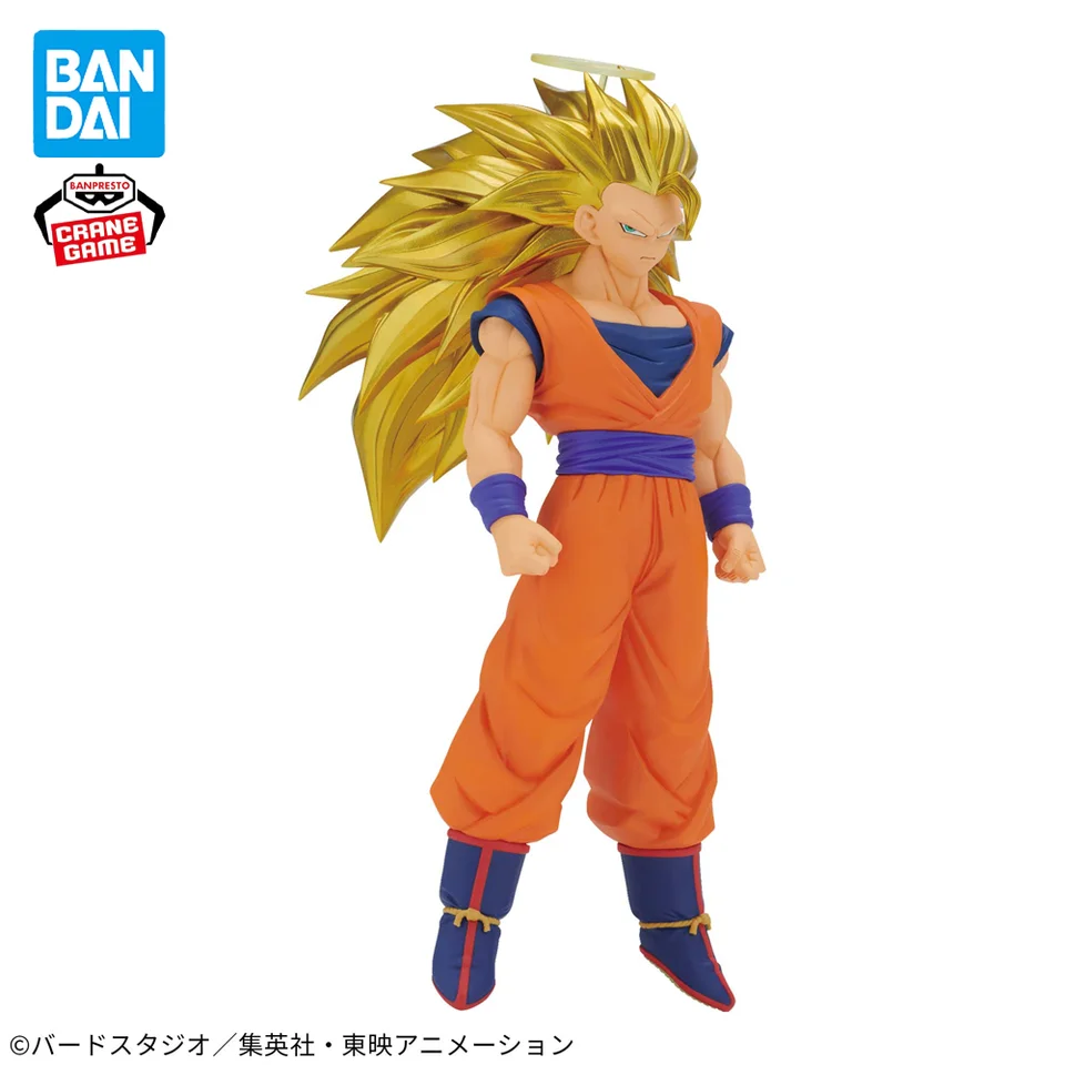 Na sklade pôvodná banpresto krv Saiyans Dragon Ball Z Super Saiyan 3 Son Goku Figure Anime Model Original Boxed Toy