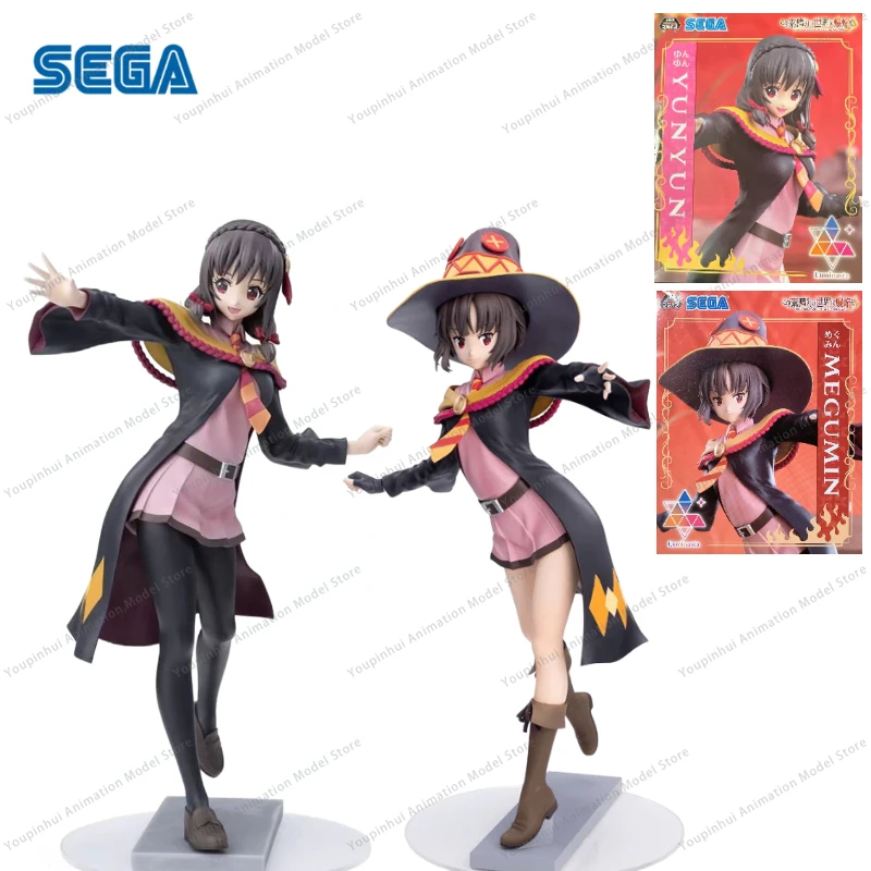 Na sklade pôvodné Božie požehnanie Sega na tomto nádhernom svete Yunyun Luminasta 22 cm megumin domáce doplnky anime figúrky modelky