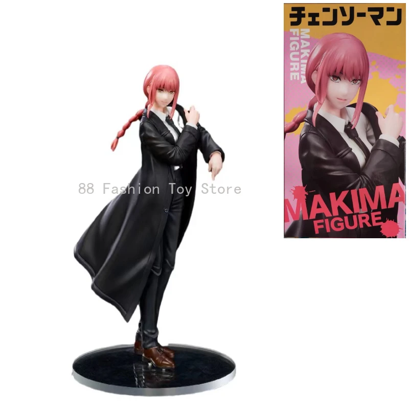 Na sklade pôvodný originálny Taito Chainsaw Man 18cm Makima Anime PVC Akčné figúrky hračky Zbierka Darčeky anime