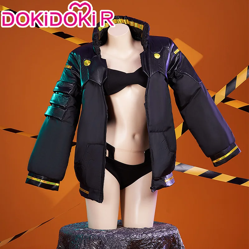 Na sklade Rebeccaa Cosplay Anime Cosplay Suit 【Veľkosť S-3XL】 Dokidoki-R vianočné kostýmy Rebeccaa Cosplay Cosplay Plus veľkosť