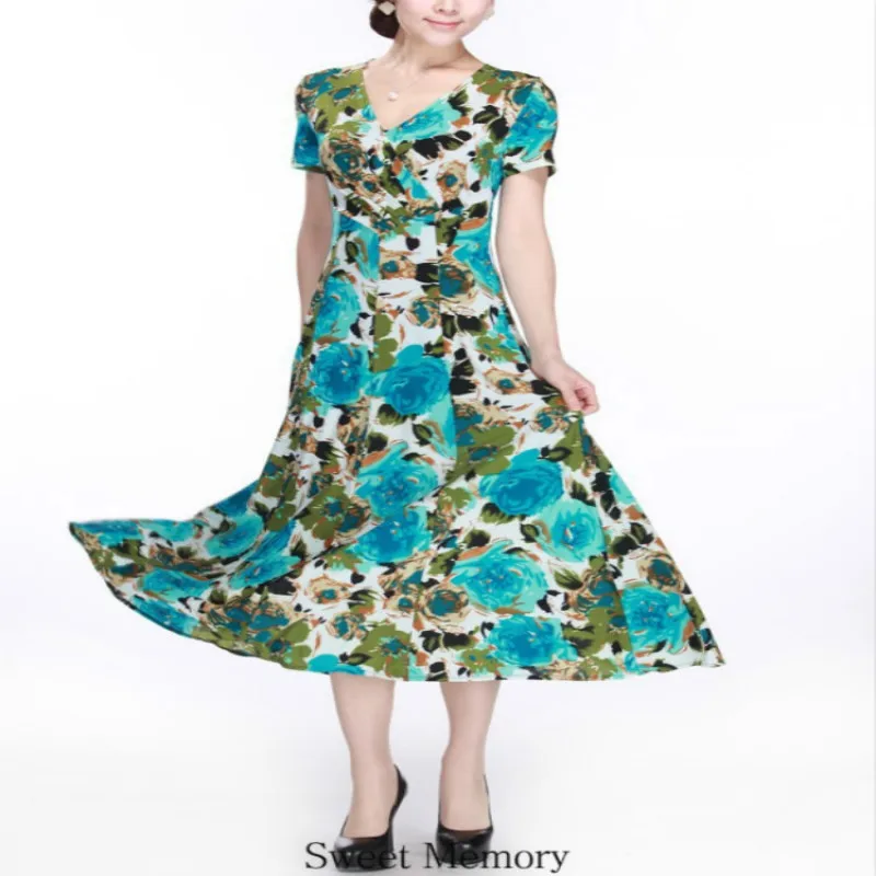 Na sklade ružová červená mäkké mlieko hodvábne kokteilové šaty elegantné ženy Vintage V-krk fialové obliekajúce šaty Dievčatá dlhé vesty