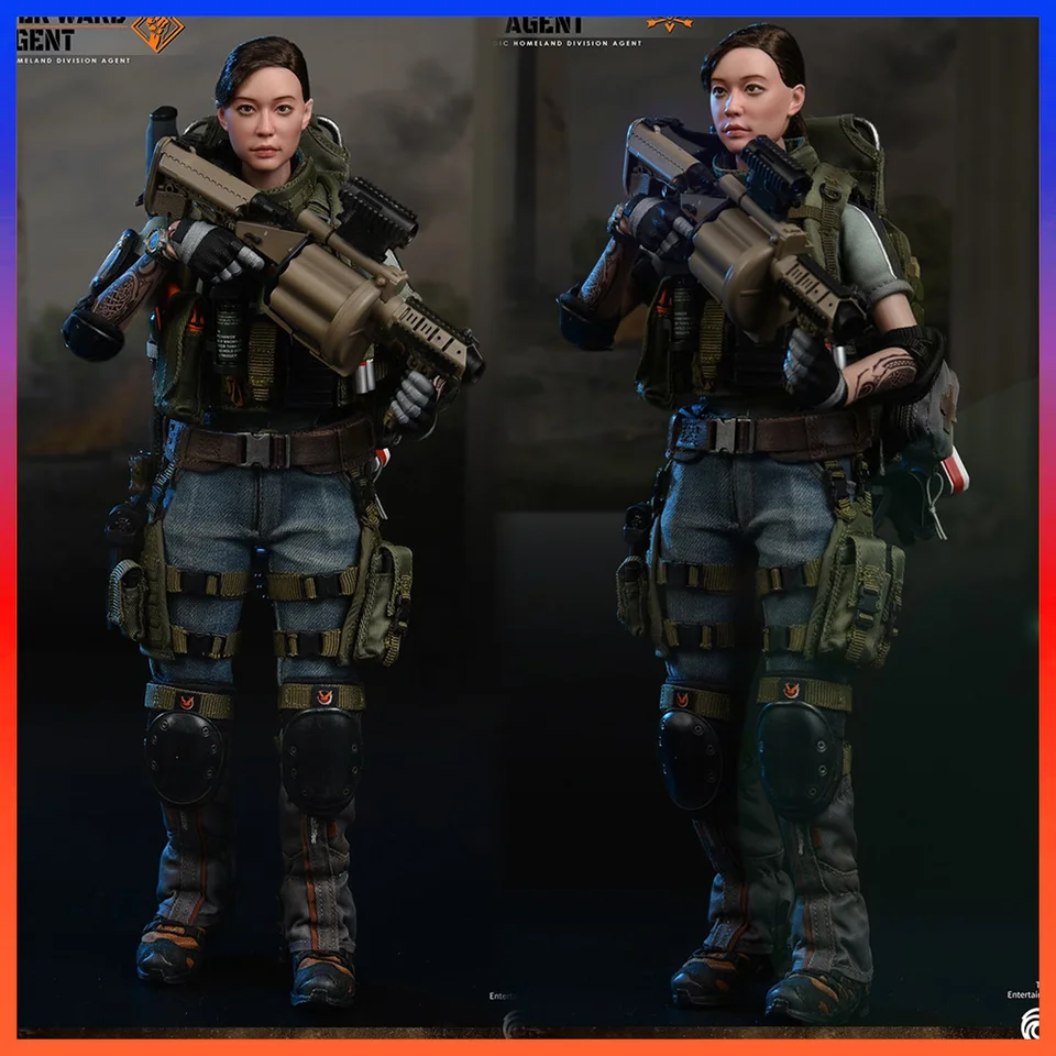 Na sklade Solierstory SSG009 1/6 Celoštátne blokáda 2 ženská agentka Heather Ward Full Set Model 12 -palcové akčné figúrky Hračky