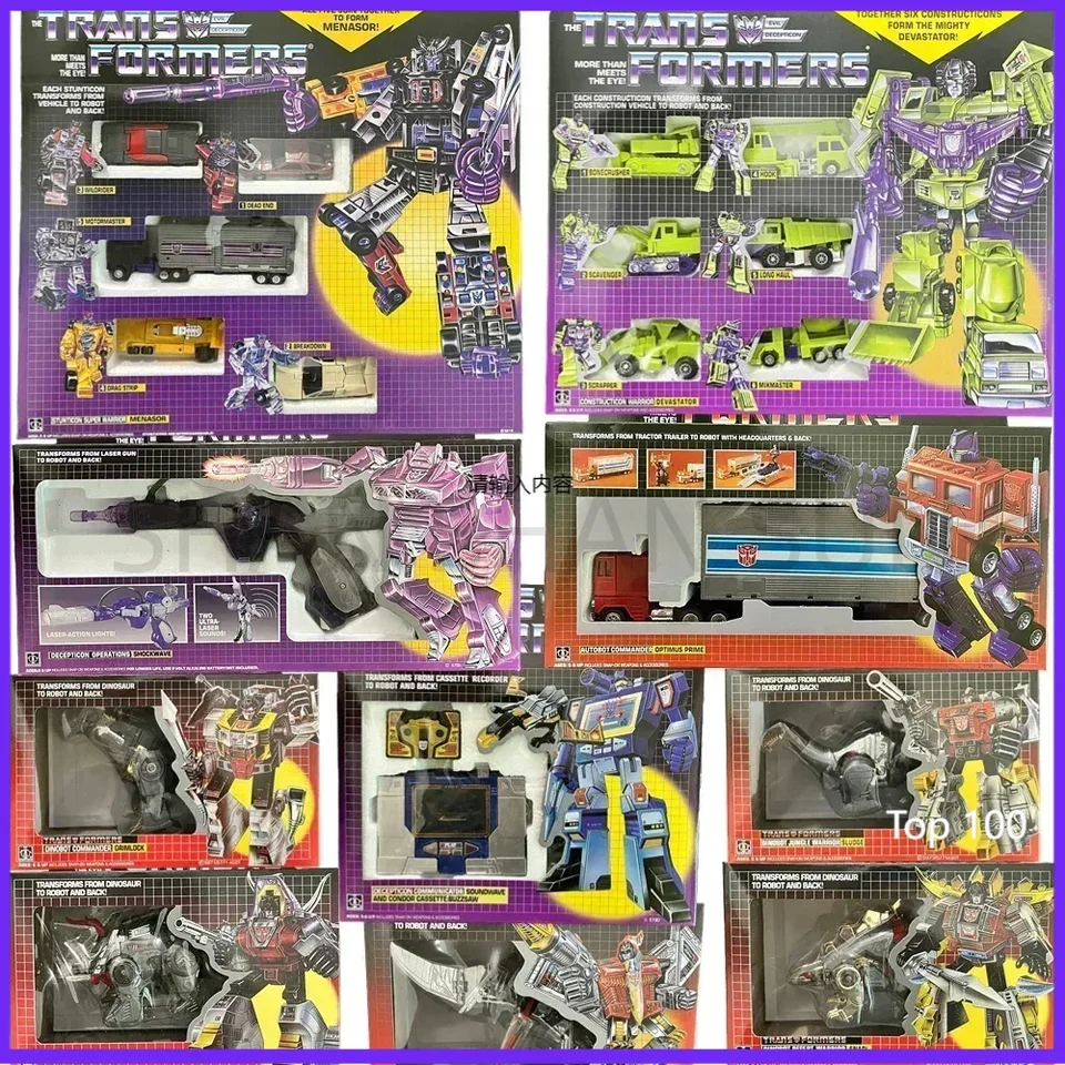 [Na sklade] Transformácia G1 Reissue Ko Op Prime Menasor Wheeljack Grimlock Shockwave Action Figure Gift Collection