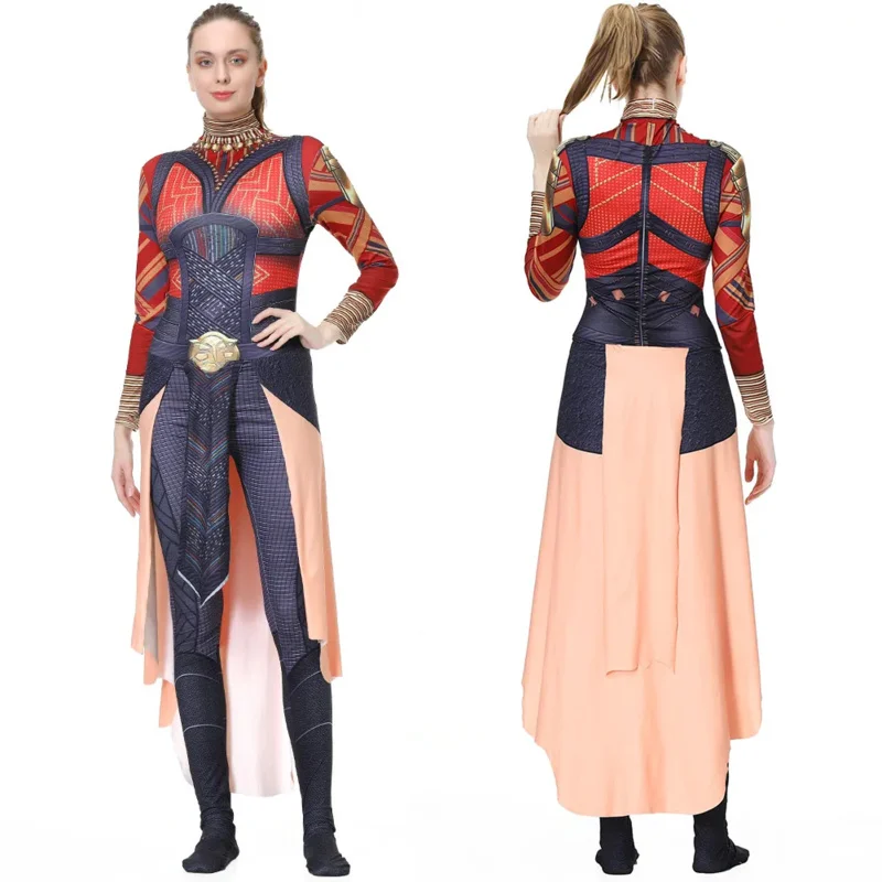 Na sklade Wakanda Forever Okoye Cosplay kostýmov kombinézy Halloween Karneval Party Suit for Women Dámske oblečenie