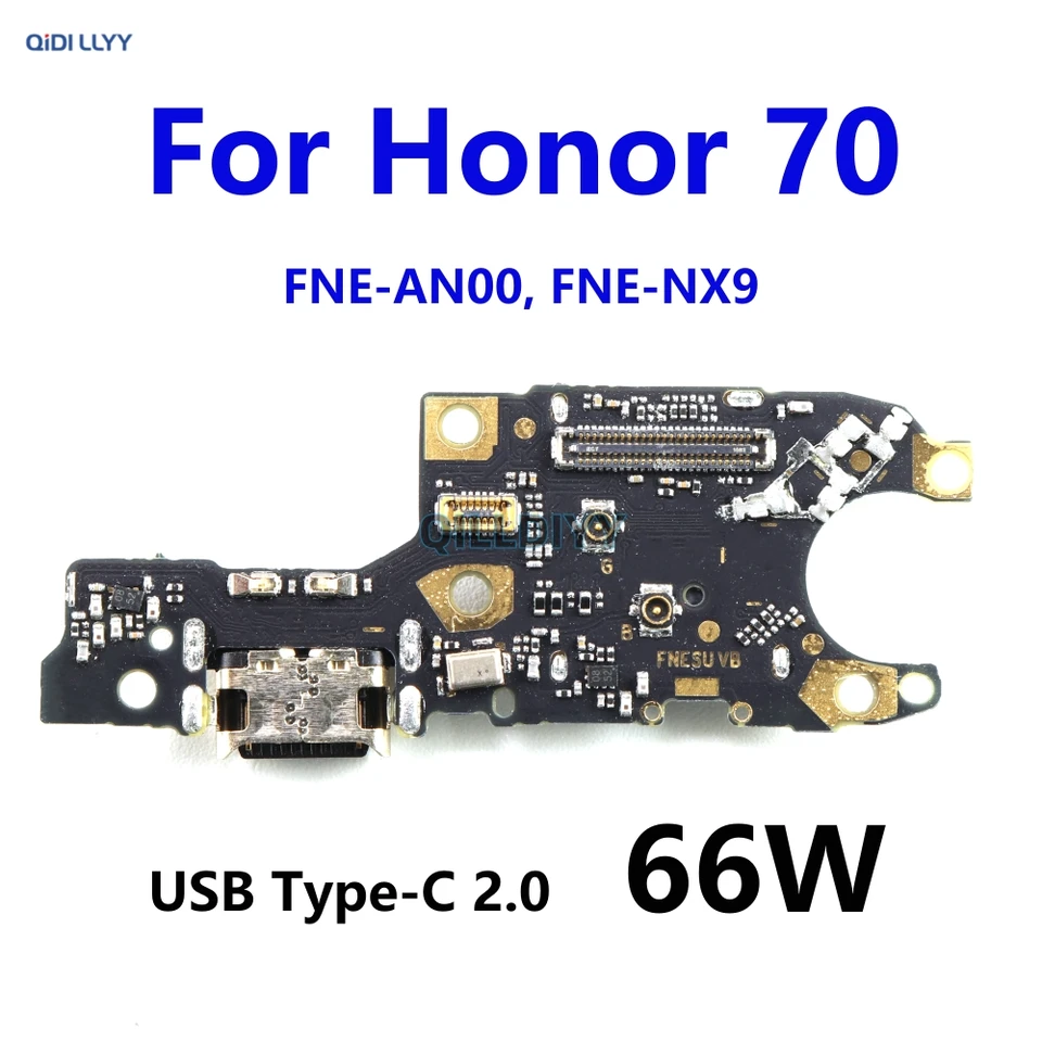 Nabíjacia doska pre port pre Huawei Honor 70 Type C Connector Dock USB nabíjačka Flex kábel mikrofón fne-an00 fne-nx9icrofón