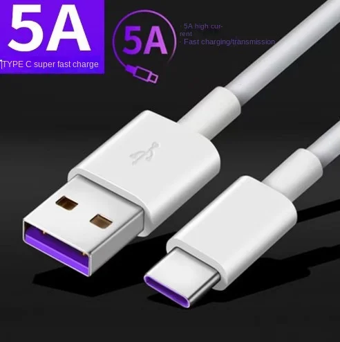 Nabíjacia hlava nabíjacieho kábla vhodná pre Android 5a Super Fast Beting 6A rozšírená mobilná USB dátová kábla Veľkoobchod EGPU