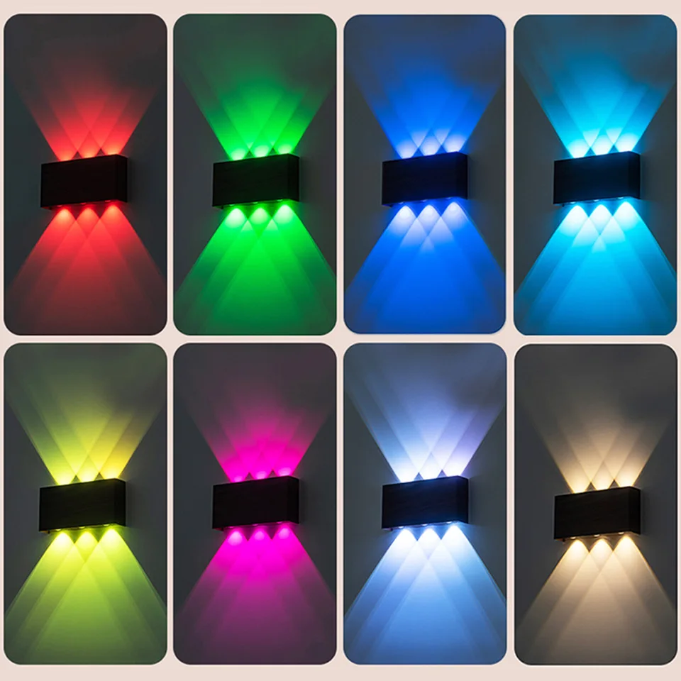 Nabíjacia nástenná lampa s diaľkovým ovládaním farebné nástenné svetlá domáca batéria 5200 mAh prenosné nočné svetlo pre nočné schodisko
