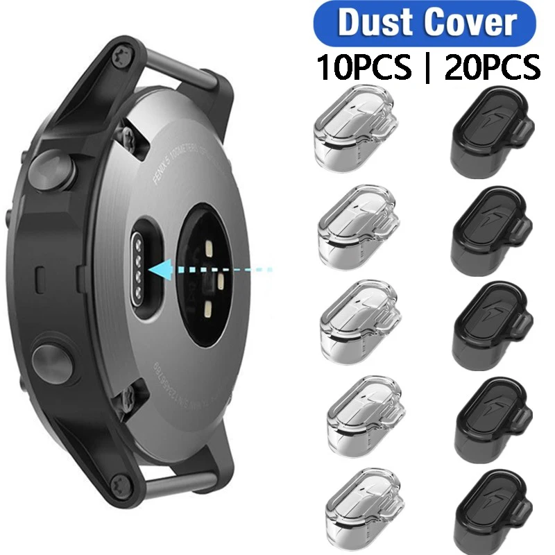 Nabíjací port PORT POROPPORPLY PREPOCITOVÝ KRYT PRECHRANA PRE GARMIN FORERUNNER 955 945 255 FENIX 7 7S 7X 6 6S 6X TPU CLEAR PUR CAP
