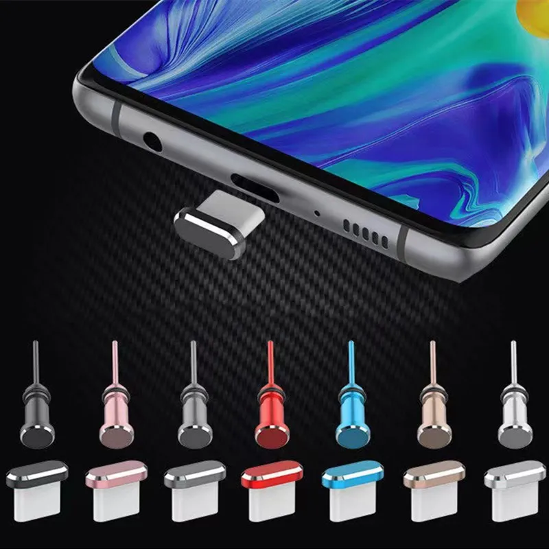Nabíjanie telefónu typu C 3,5 mm slúchadlá Jack SIM karta USB C prachová zástrčka pre Samsung S10 S9 S8 POZNÁMKA 8 9 HUAWEI P10 P20 P30 PRO