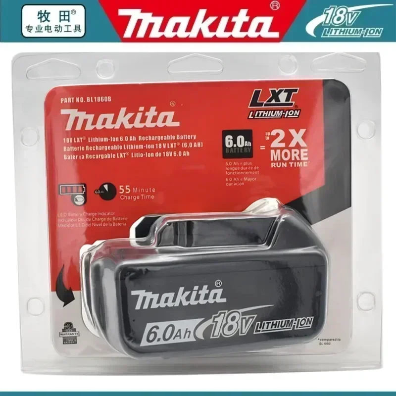 Nabíjateľná batéria Makita 18V, vhodná pre elektrické náradie Makita 18V na výmenu lítiovej batérie BL1850B BL1860B 100% originálna