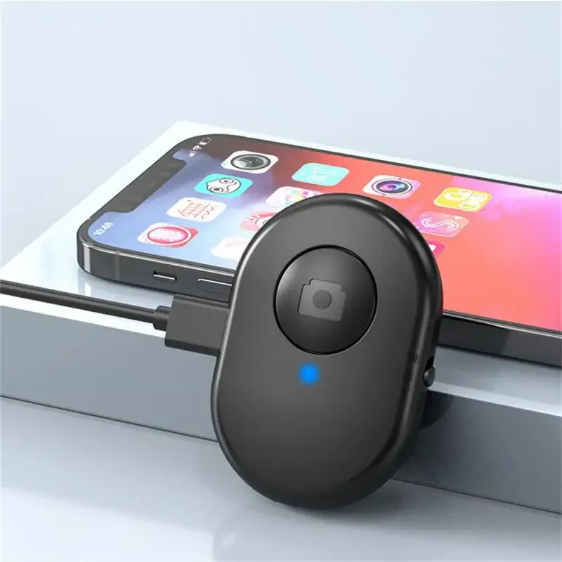 Nabíjateľné Bluetooth kompatibilné selfie selfie selfie selck Shutter Uvoľnite bezdrôtové tlačidlo diaľkového ovládača pre iOS Android