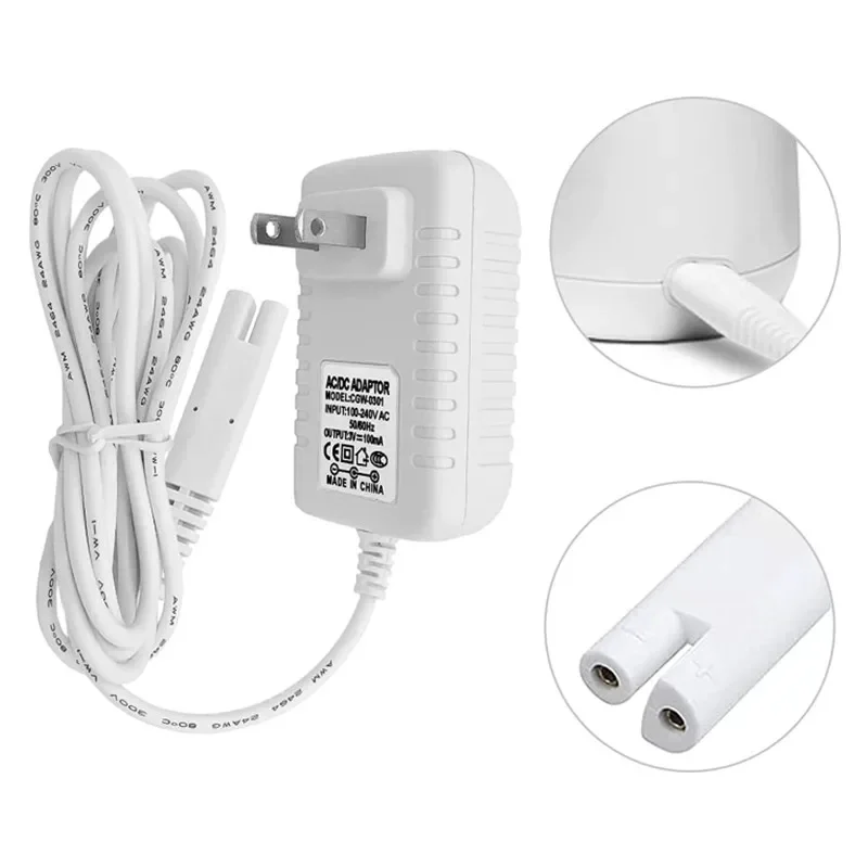 Nabíjačka EÚ/USA pre Waterpik WP360 WP360W WP462 WP462W WP450 WP450W WP450EC WP462EC Pohatia