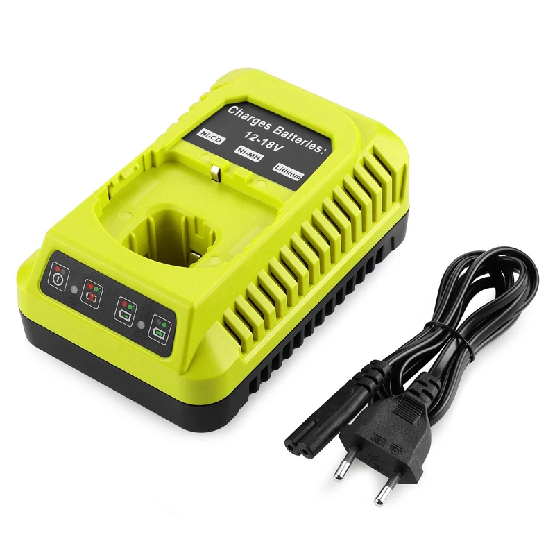 Nabíjačka P117 pre Ryobi 12v 14.4V 18V Li-Ion Ni-Cd Ni-MH batéria P107 P108 P110 Rýchle nabíjanie