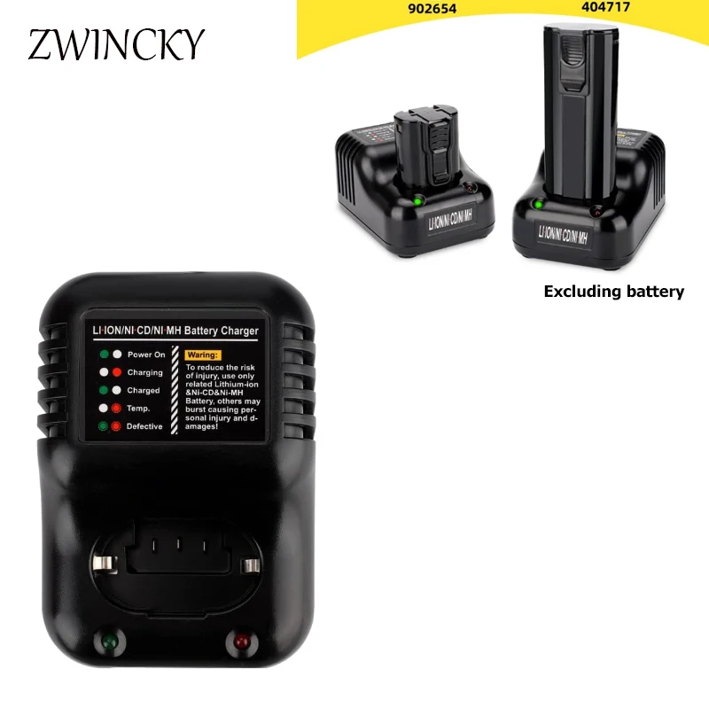 Nabíjačka pre batériu pre Paslose 6V 7.2V LI-ION/NI-CD/NL-MH Nabíjačka na nabíjačku pre elektrický výkon PASLODE pre elektrický nástroj PASLODE