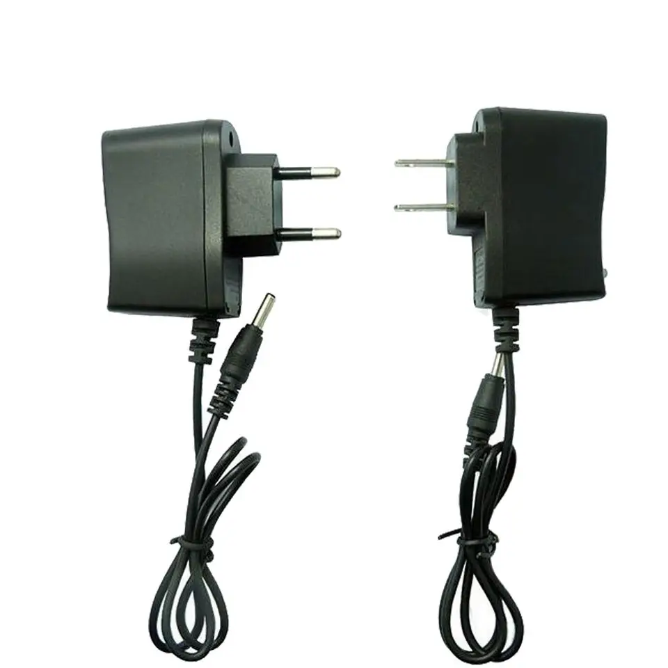 Nabíjačka US EÚ DC4.2V 3,5 mm nabíjačka na napájanie baterky 3,7 V 500MA AC SMART Power Adapter 18650 Lítiová nabíjačka