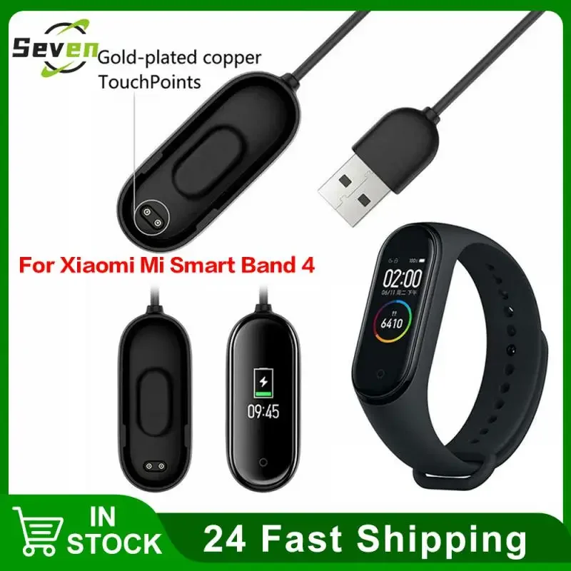 Nabíjačky nabíjačky s magnetickou šnúrkou pre nabíjačky Xiaomi Mi Band 4 Charger Smart Band náramok náramok nabíjania káblov