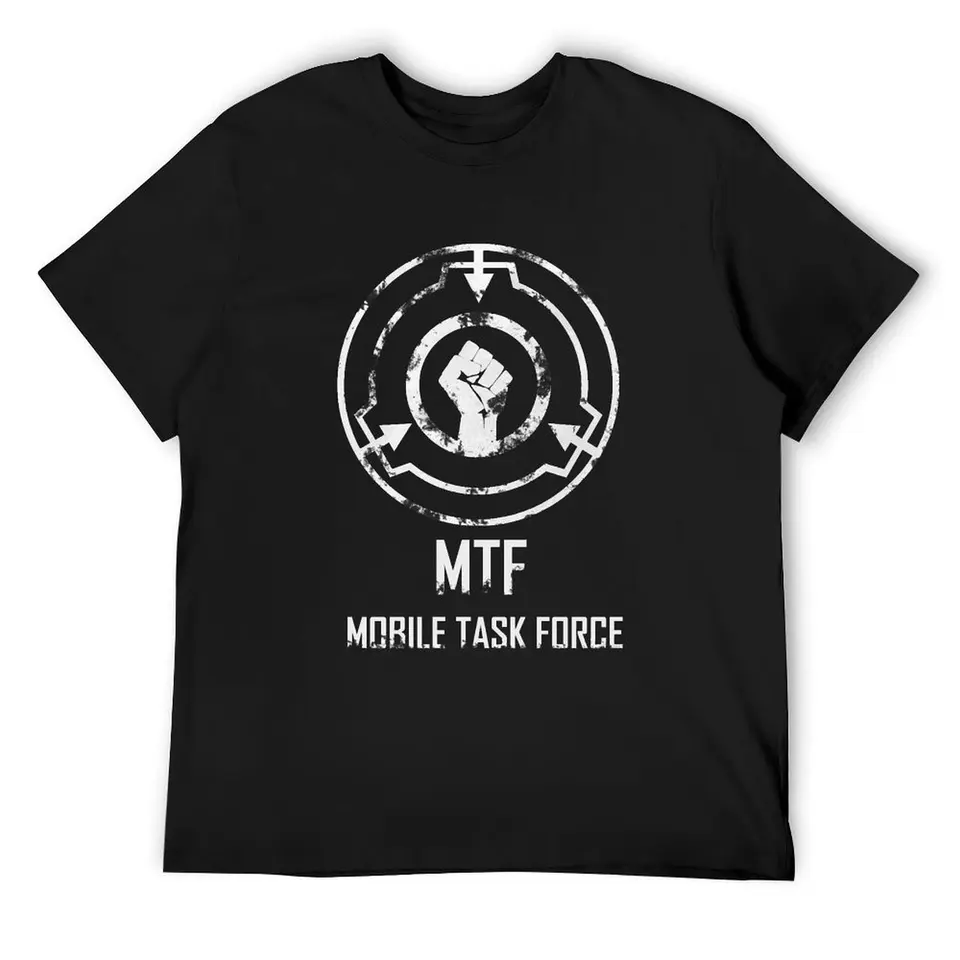 Nadácia SCP Moblie Task Force (MTF) Essential T-Shirt Boys Animal Print Summer Top ťažké váhy pánske grafické tričká Hip Hop Hop