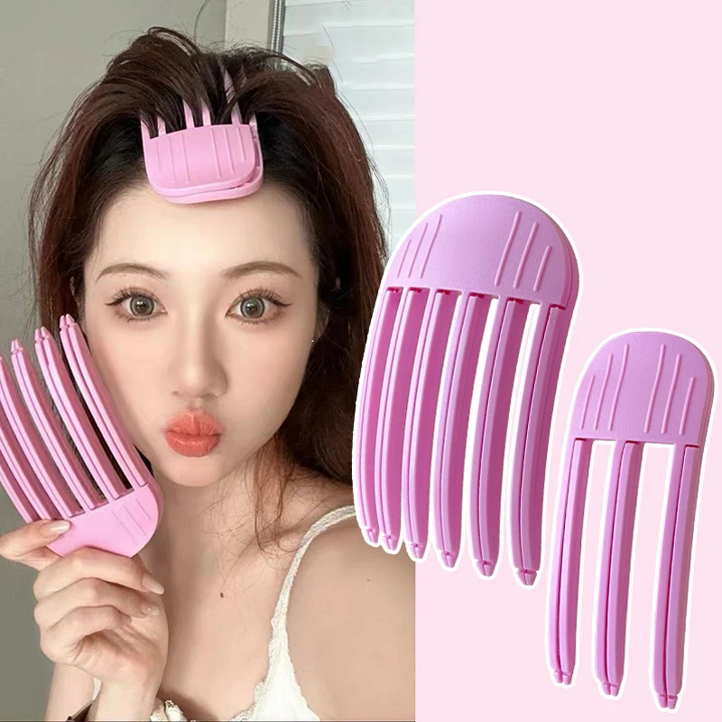 Nadýchaná vlásenka Curling Bangs Clips Clips Hair Roots Volumizujúce vlasové svorky Dám