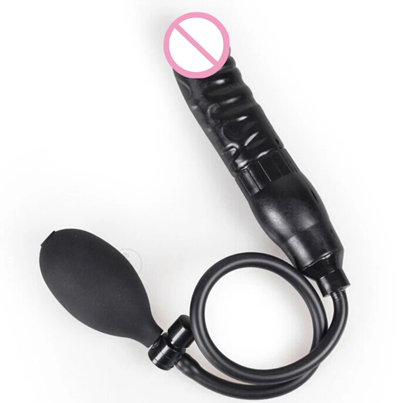 Nafukovacia análna zátka Rozbaliteľná zadná zástrčka s pumpou vibrátor dildo sexuálne hračky pre ženy Men Massager Massager Massager Massager pre dospelých