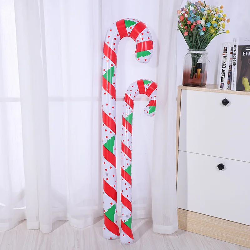 Nafukovacie balóniky Candy Cande Stick, vianočné dekorácie, vonkajšie cukrovinky, vianočné dekorácie, 2024