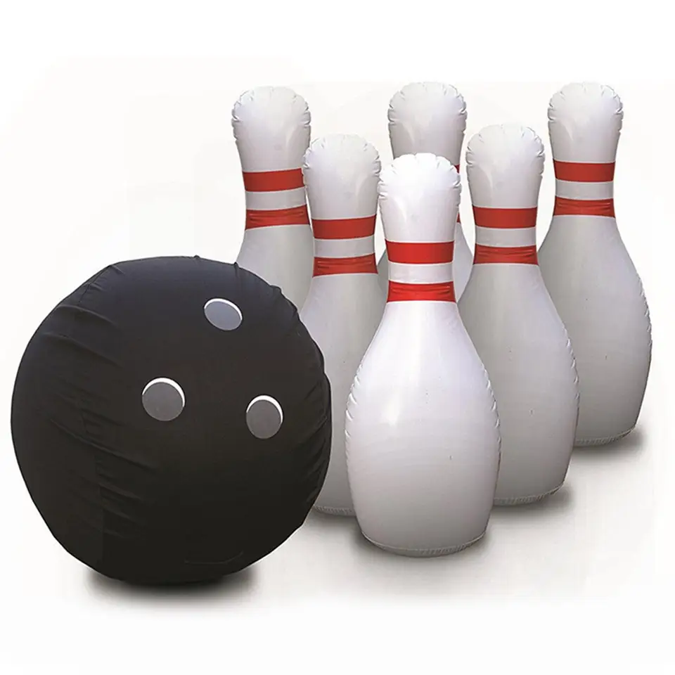 Nafukovacie bowlingové súpravy, hračky so 6 obrovskými kolíkmi 1 loptičky, vzdelávacie hračky, dar