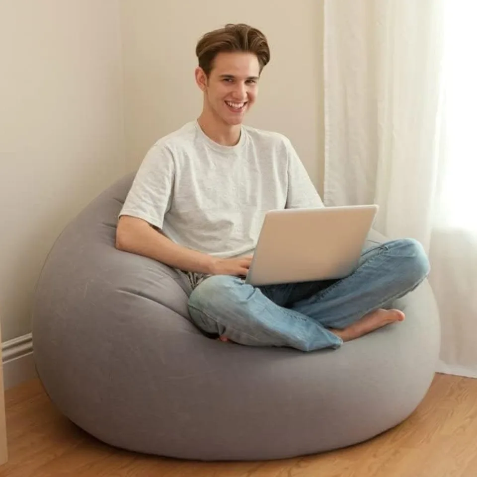 Nafukovacie obrysy Corduroy No Bean Bag Lounge stoličky, 23,6 