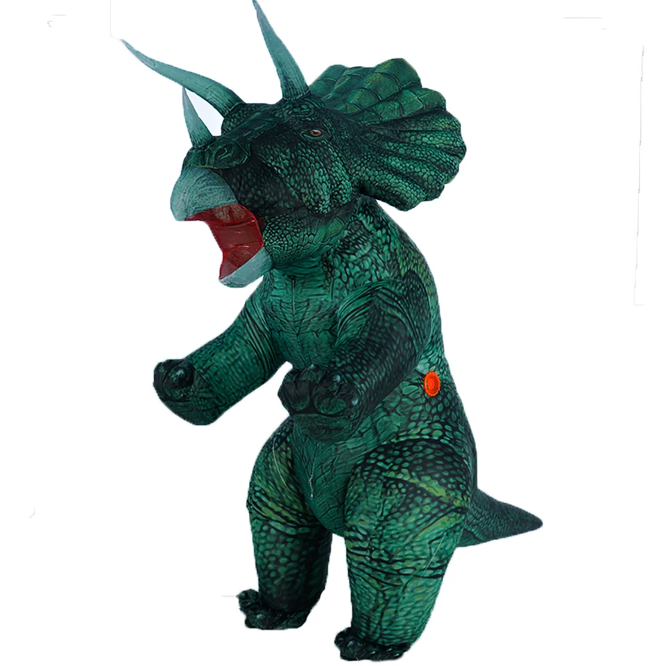 Nafukovacie triceratops kostýmy maskot party cosplay cosplay maskot anime halloween cosplay dino cartoon kostým pre dospelých detí