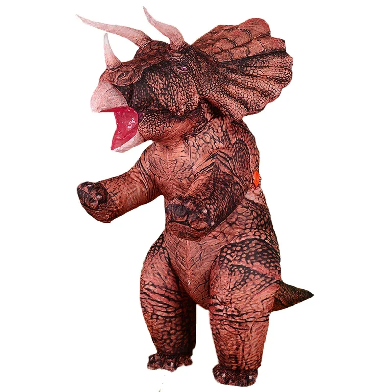 Nafukovateľný kostým dinosaura vyhodený do povetria kostýmy Triceratops