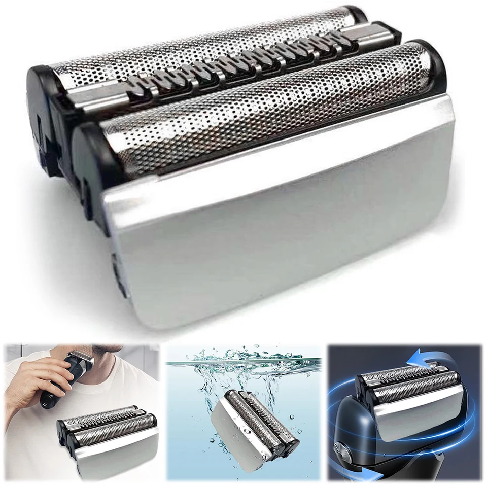 Nahradenie elektrických holiacich strojčekov z nehrdzavejúcej ocele Výmena hlavy fólie a rezačka pre Braun Series 8 Shaver 83M 8330S 8370cc