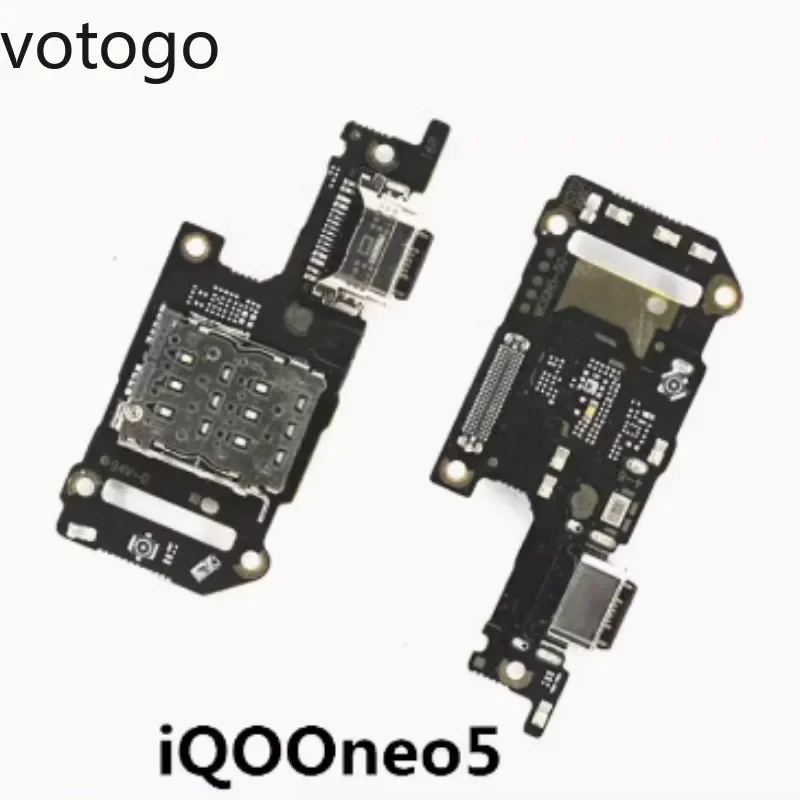 Nahradiť Vivo Iqoo Neo 3 5 6 7 8 SE 9 9S Pro Charger Port Dock USB nabíjanie SIM Card Reader Slot Microfone Board Flex Flex