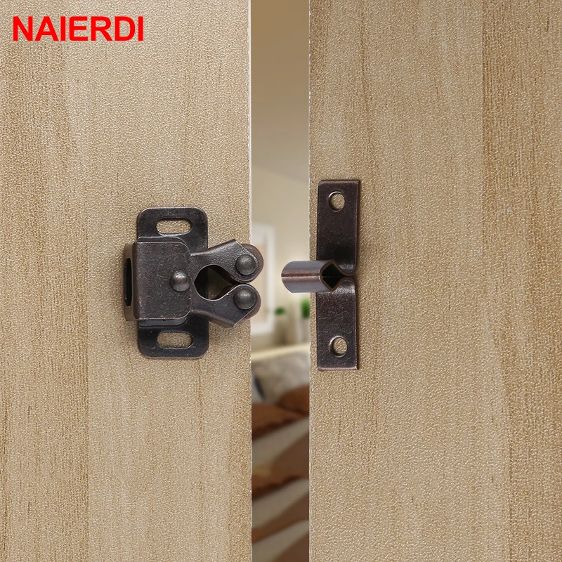 Naierdi 2-10ks tlmičový nárazník Dvere Stop Closer Stoppers Magnet Catches so skrutkami skrutky hardvérový nábytok