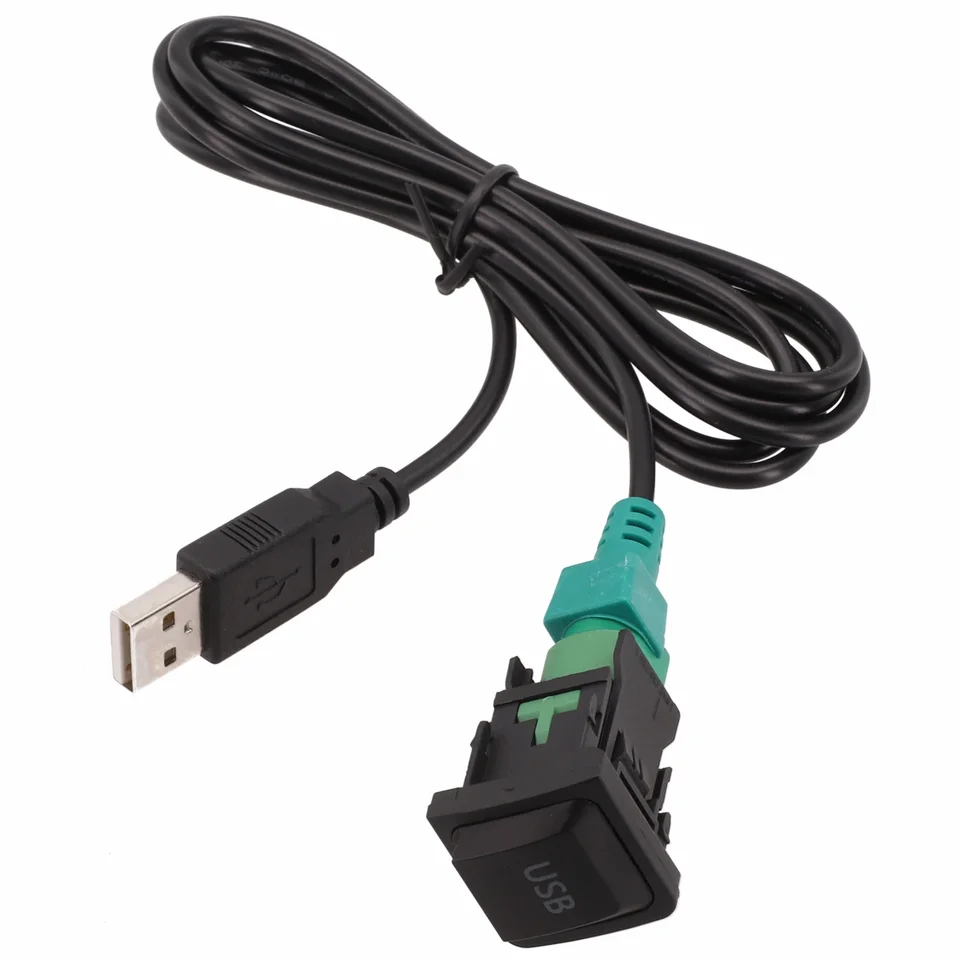 Nainštalovaný na autá Dashboard CAR USB Audio Adapter Audio Plug USB rozhranie proti korózii Flush-Mount Adapter