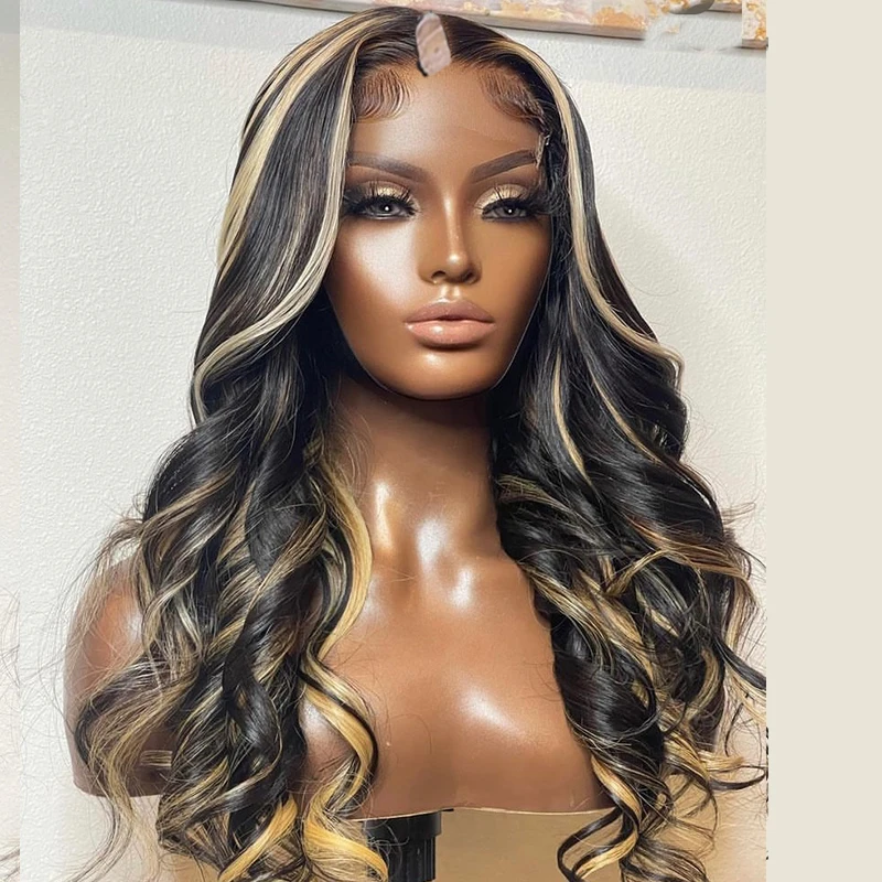 Najlepšia kvalita Remy 1x4 u Party Parochne ľudské vlasy Blonde čierne Zvýšenie tela Zvlnené 100% ľudské vlasy parochňu v parochni V Party pre ženy