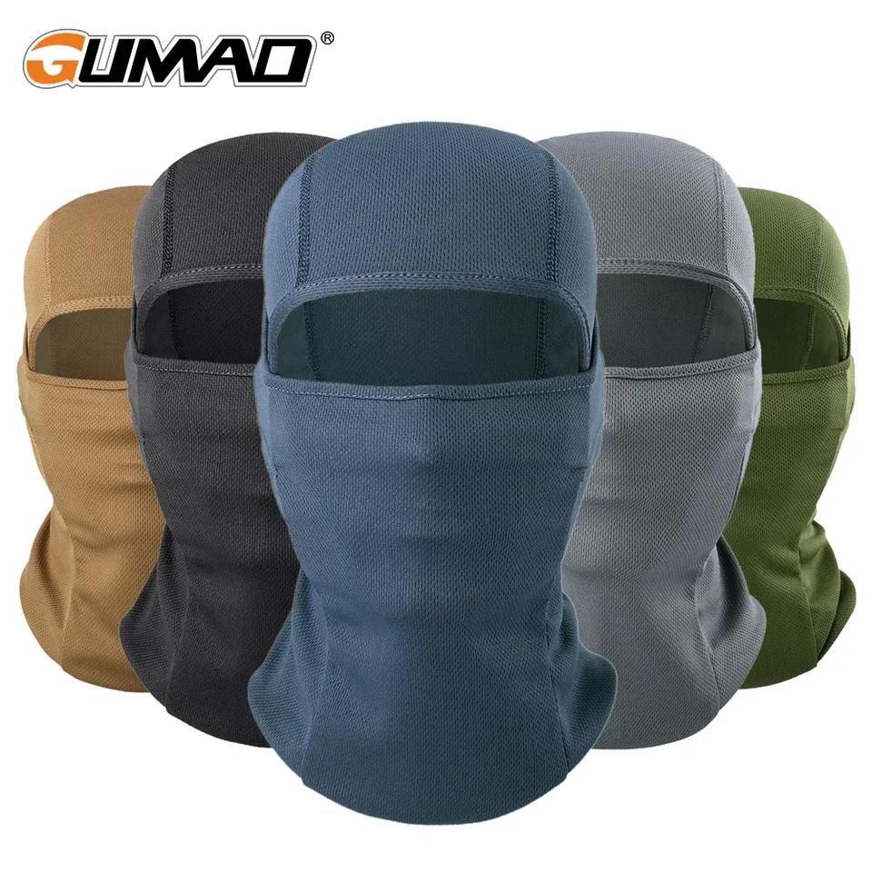 Najlepšia taktická maska ​​Balaclava Full Face Cover Hlava Hlava Bicycle Bicycle Ski Armáda Turistika Cycling Rybing Sport Sport Hood Hat Men Ženy leto