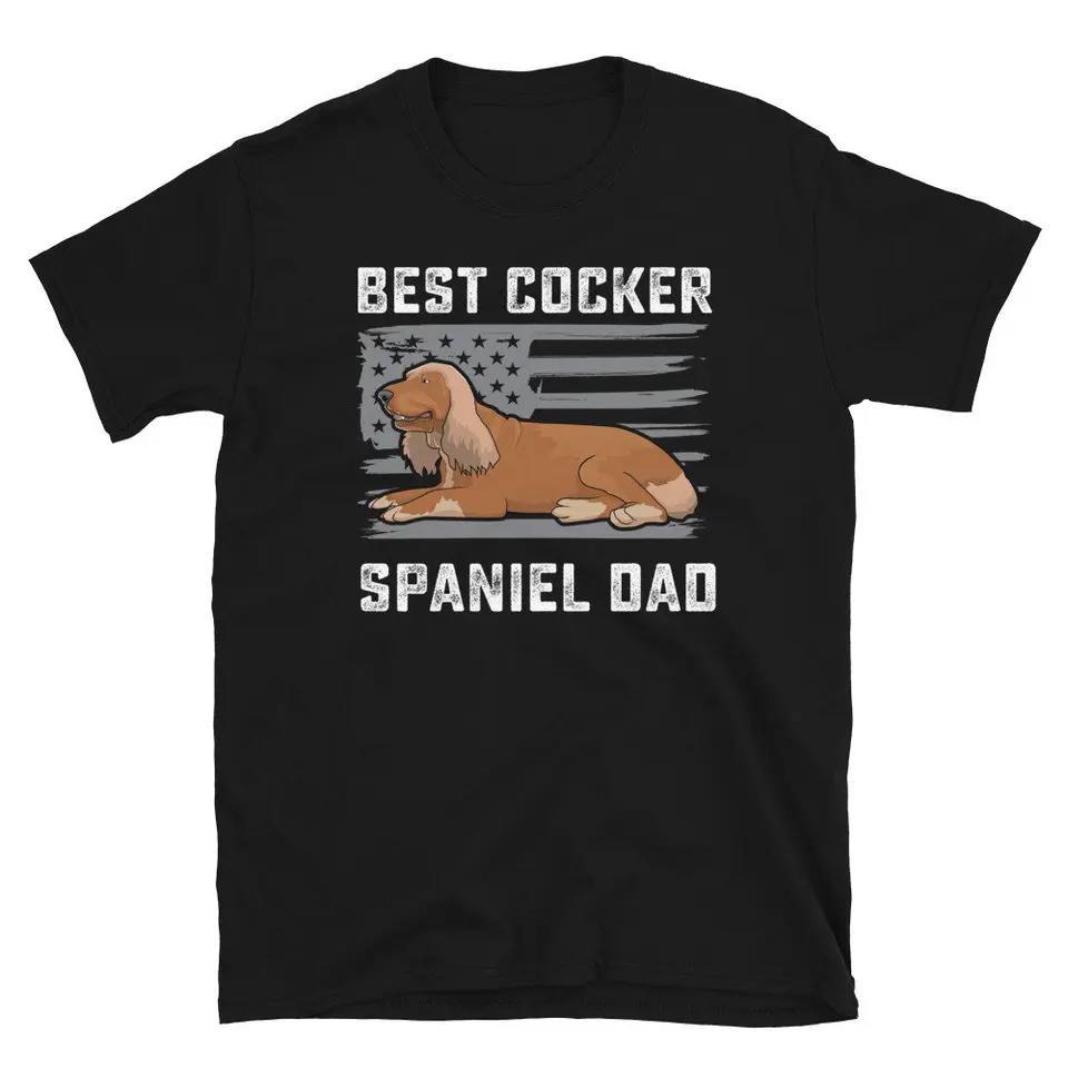 Najlepší anglický kohút španiel spaniel ocko tričko American Flag Patriotic Dog Lover Majiteľ domácich miláčikov