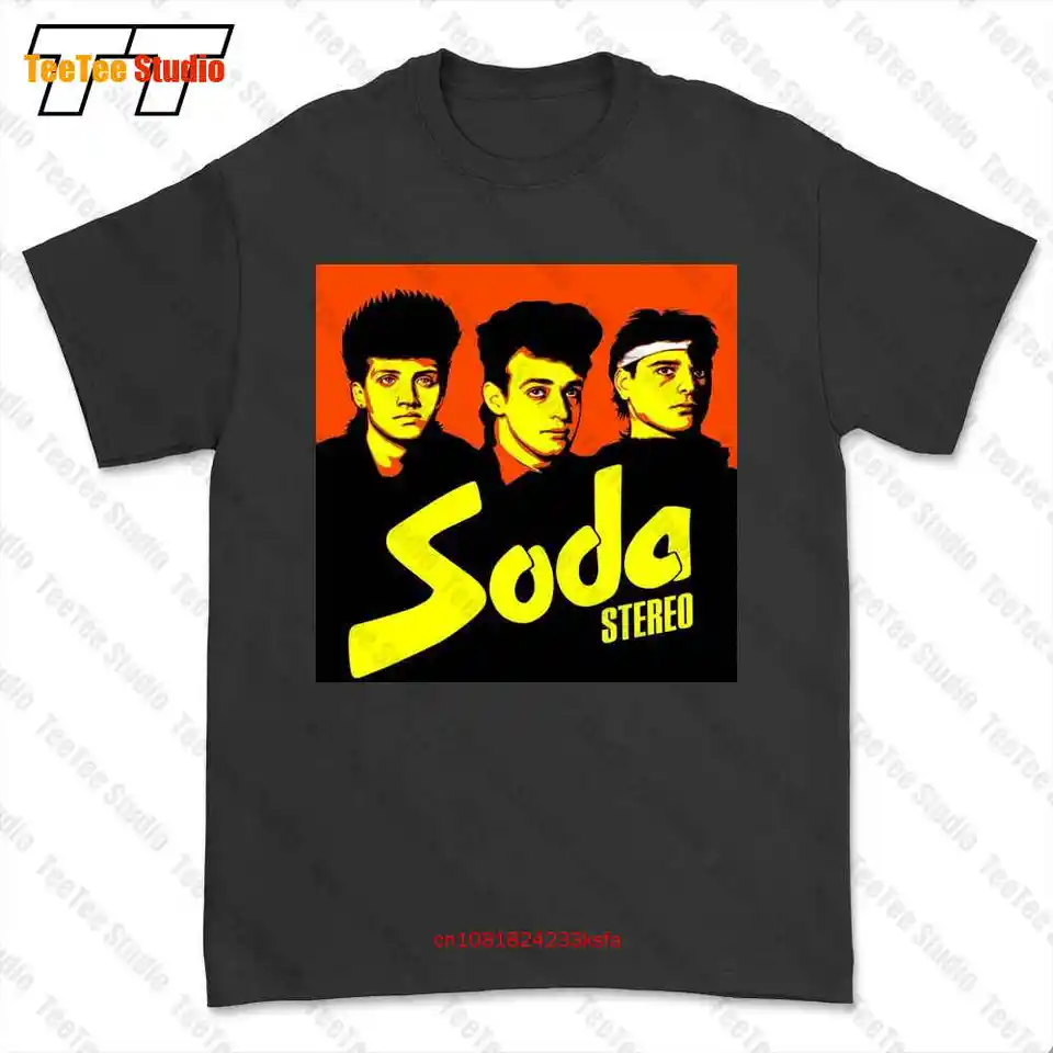 Najlepší dizajn 2021 Argentínska rocková skupina Soda Stereo tričko Tee v8ud