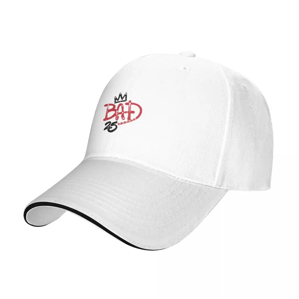 Najlepší predajca Michael Jackson Bad 25. Baseball Cap Hat Man Luxury Fluffy Hat Hat