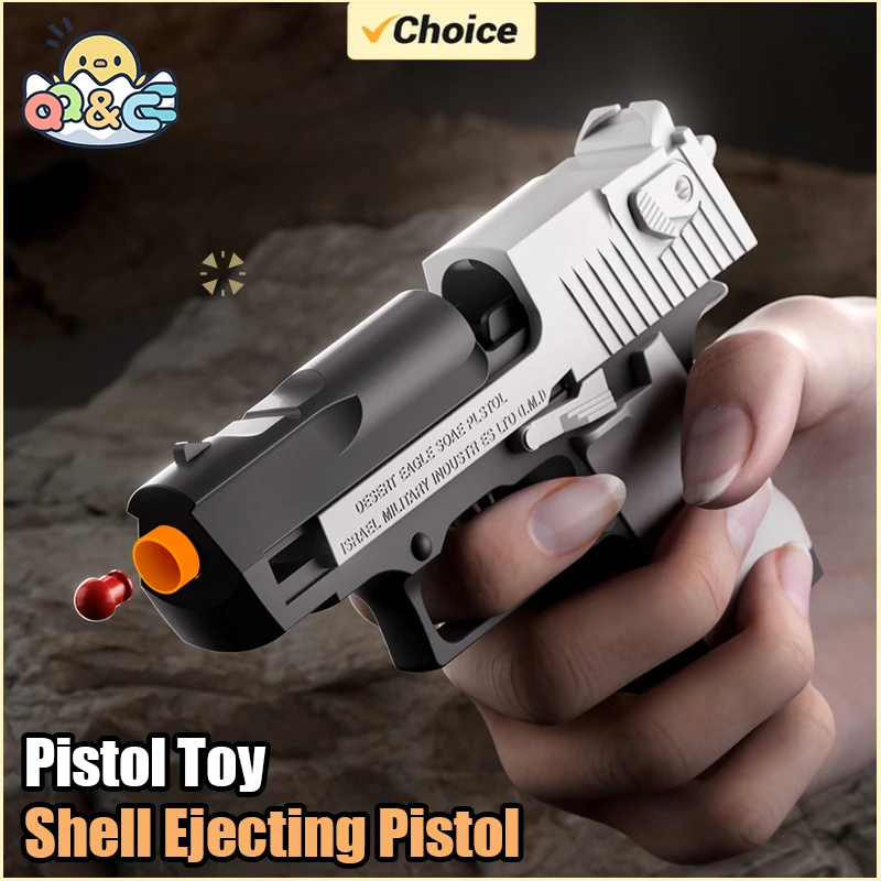 Najnovšia výstrelok na vyhodenie hračkárskej pištole Airsoft Pistol Soft Bullet Weapon Deti Armas Continurous Shoot Shoot Outdoor Hero Hračky pre chlapcov deti