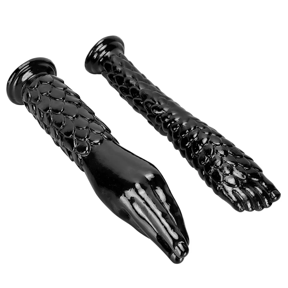 Najnovšie! Big Kirin Hand and Foot Dildo Dildo pre ženskú masturbáciu mužskej prostaty masáž plužnej zástrčky SM dilatátor Fisting penis