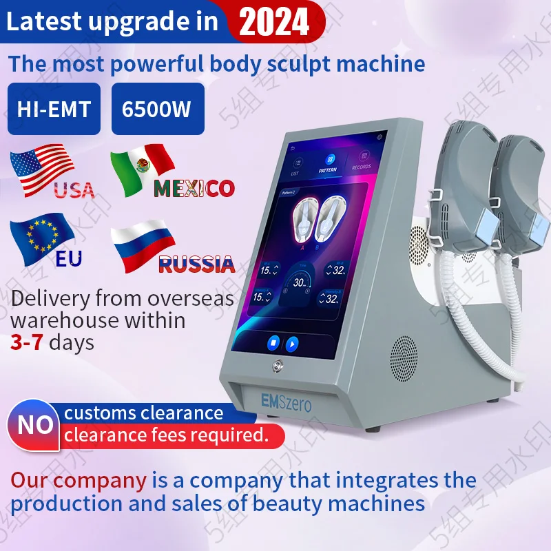 Najnovšie DLS Emszero Neo 6500W Nova Hi-EMT EMS Body Sculpt Schump Svalová svalová stroj