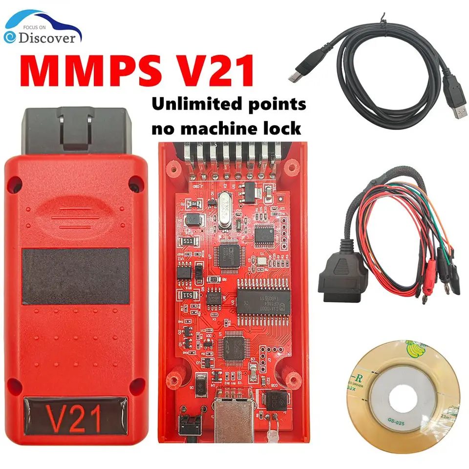 Najnovšie MPPS v21 s resetovým tlačidlom Životnosť používajte MPPS plný čip s breakout Tricore Cable OBD2 ECU ladenie nástroja